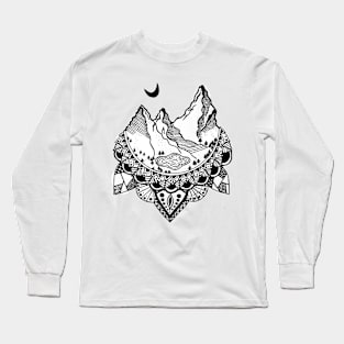 Mountain Landscape Long Sleeve T-Shirt